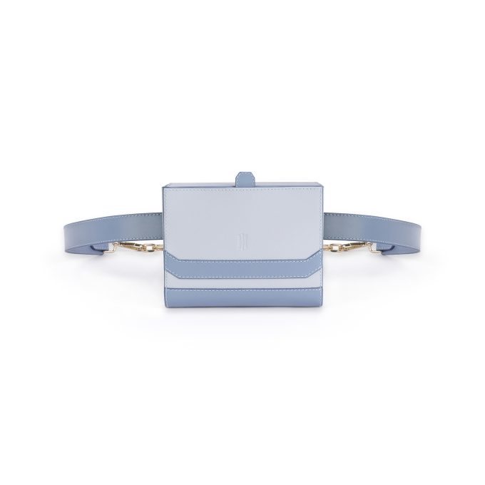 Flatiron Crossbody Bag in Ice Blue