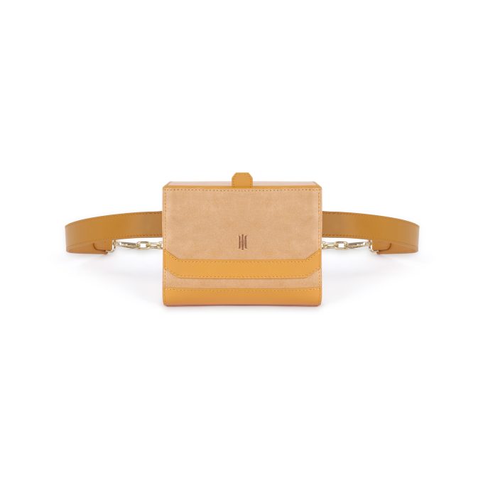 Flatiron Crossbody Bag in Orange