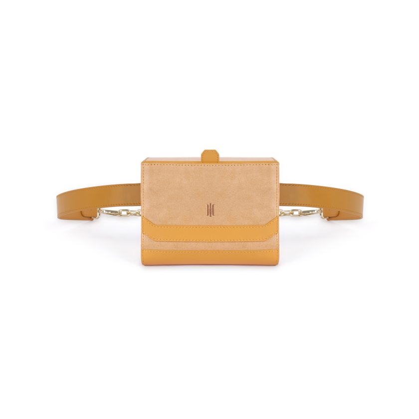 Flatiron Crossbody Bag in Orange