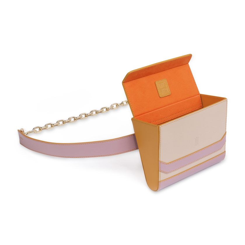 Flatiron Crossbody Bag in Nude - Image 3