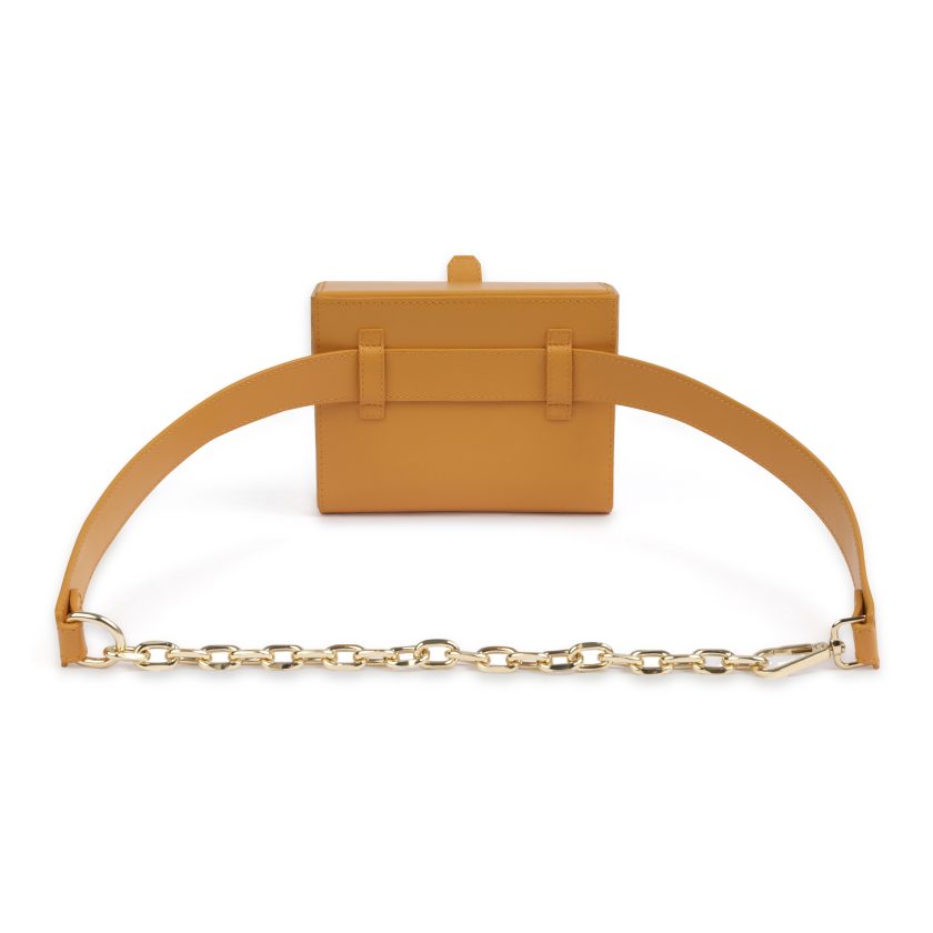 Flatiron Crossbody Bag in Orange - Image 2