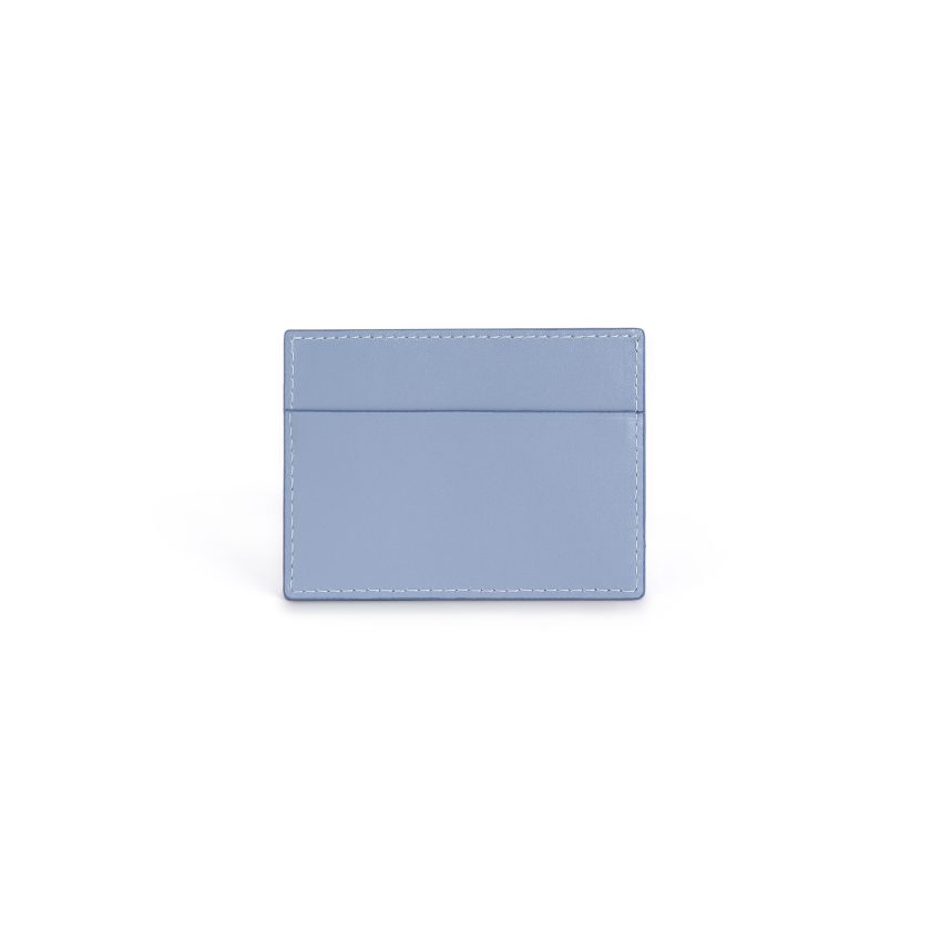 Cardholder in Denim Blue with Ice Blue detail - Image 2