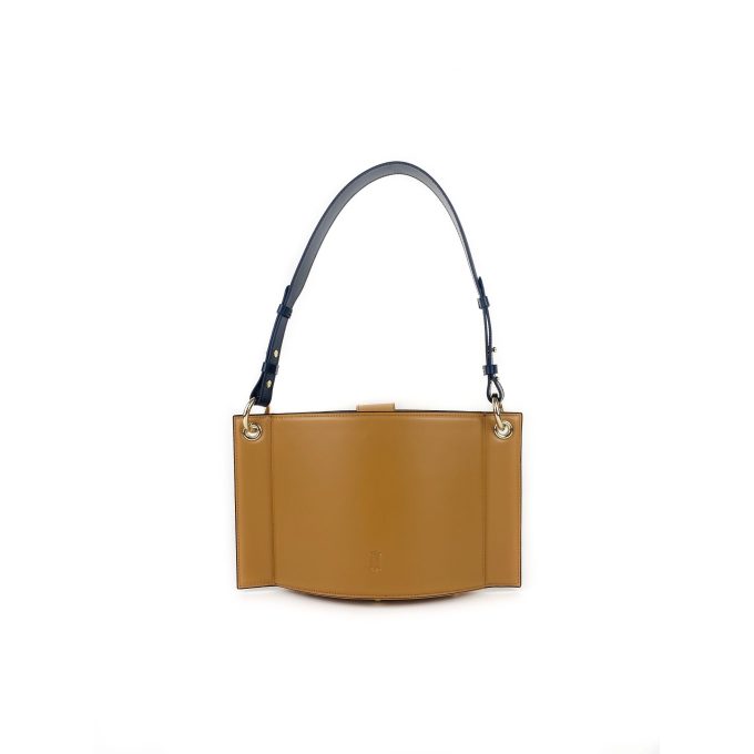Space Bag in Tan and Black